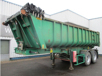 Gjysmë rimorkio vetëshkarkuese Trailor 2 axle , 4 tyres , Steel tipper trailer , drum brakes , Spring suspension: foto 1