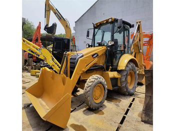 Fadromë me shkarkim nga prapa Second hand with good condition cat 420f backhoe loader 4x4 caterpillar 420f backhoe loaders in stock in shanghai yard: foto 3