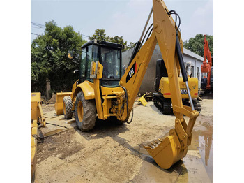 Fadromë me shkarkim nga prapa Second hand with good condition cat 420f backhoe loader 4x4 caterpillar 420f backhoe loaders in stock in shanghai yard: foto 2