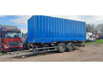 Transportjer kontejnerësh/ Rimorkio me karroceri të çmontueshme SCHMITZ