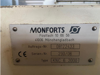 Lizingu i MONFORTS KNC 6-2000 MONFORTS KNC 6-2000: foto 3