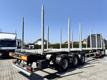 Gjysem rimorkio për transport druri MEGA