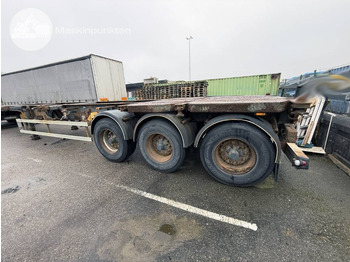 Transportjer kontejnerësh/ Gjysmë rimorkio me karroceri të çmontueshme