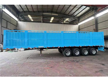 Gjysmë rimorkio bagëtish për transportimin e materialeve rifuxho i ri TITAN 4 Axle Fence Semi Truck Trailer for Sale price In Rwanda: foto 3