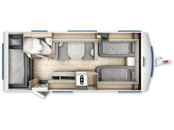 Rulot i ri Wohnwagen Fendt Bianco Activ 550 KMG Modell 2026: foto 2