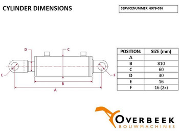 Sistemi hidraulik për Makineri ndërtimi i ri FAROIL - Cylinder/Zylinder/Cilinder: foto 5