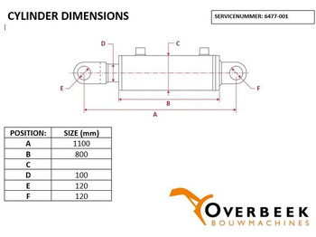 Sistemi hidraulik për Makineri ndërtimi Komatsu WA470/480 - Cylinder/Zylinder/Cilinder: foto 5 Sistemi hidraulik për Makineri ndërtimi Komatsu WA470/480 - Cylinder/Zylinder/Cilinder: foto 5