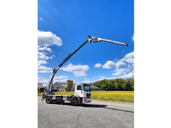 Kamion me karroceri të hapur, Kamion me vinç MAN 18.410 F2000 Cormach 22000 E4F + jib: foto 4