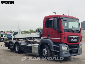 Transportjer kontejnerësh/ Kamion me karroceri të çmontueshme MAN TGS 26.320 6X2 BDF ADR Lift+lenkasche Automatic Euro 6: foto 3