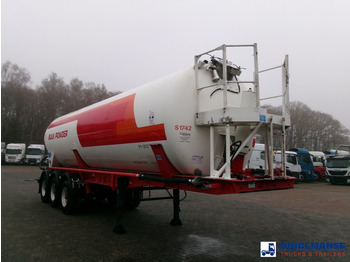 Gjysmë rimorkio me bot Feldbinder Powder tank alu 41 m3 (tipping): foto 2