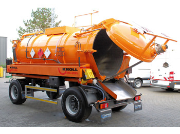 Rimorkio me bot Kutschke 10m³ Kipper Saug u.Druck INOX +ADR/GGVS: foto 3