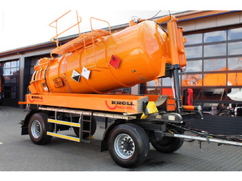 Rimorkio me bot Kutschke 10m³ Kipper Saug u.Druck INOX +ADR/GGVS: foto 5