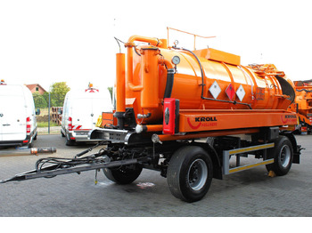 Rimorkio me bot Kutschke 10m³ Kipper Saug u.Druck INOX +ADR/GGVS: foto 2