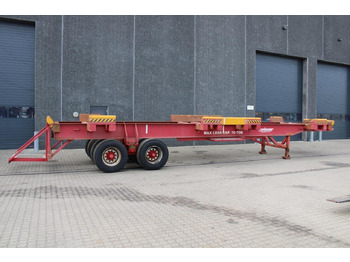 Transportjer kontejnerësh/ Gjysmë rimorkio me karroceri të çmontueshme