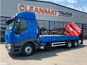 Kamion me vinç Iveco Stralis 500 6x4 MKG 54 Tonmeter laadkraan: foto 4