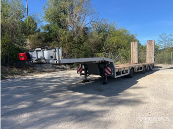 Gjysmë rimorkio me plan ngarkimi të ulët 2001 Faymonville STNZ4U Quad/A Semi-Remorque Porte-Engi ... Lowboy Trailer: foto 3