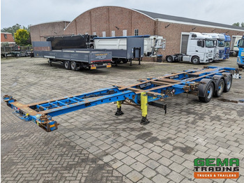 Transportjer kontejnerësh/ Gjysmë rimorkio me karroceri të çmontueshme Krone SD 27 3-Assen BPW DrumBrakes - 5280kg - 1x 20FT 2x 20FT 30FT 40FT (O1867): foto 3