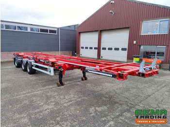 Transportjer kontejnerësh/ Gjysmë rimorkio me karroceri të çmontueshme Van Hool A3C002 StuurasAs - 2x 20FT Frames - All Connections (O826): foto 4