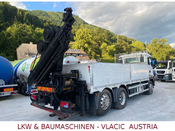 Kamion me karroceri të hapur, Kamion me vinç MAN 26.440 mit Kran HIAB 166 5XHydraulikauschub: foto 3 Kamion me karroceri të hapur, Kamion me vinç MAN 26.440 mit Kran HIAB 166 5XHydraulikauschub: foto 3