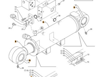 Cilindri hidraulik CASE