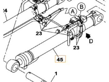 Cilindri hidraulik CASE