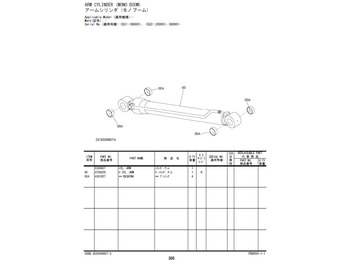 Cilindri hidraulik HITACHI