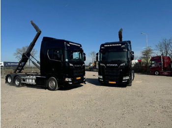 Kamion vetëngarkues Scania R580 V8 NGS 6X2 EURO 6 VDL 20T HOOK: foto 2