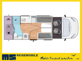 Kamper gjysmë i integruar Chausson 630 TITANIUM / - 2026 - / EINZEL.- HUBBETTEN: foto 2
