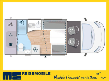 Kamper gjysmë i integruar Chausson 650 TITANIUM / - 2026 - / 165PS - 8G. / HUBBETT: foto 2
