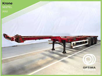 Transportjer kontejnerësh/ Gjysmë rimorkio me karroceri të çmontueshme KRONE SD