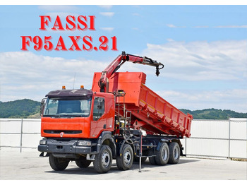 Lizingu i Renault KERAX 420 DCI Kipper 6,30m+FASSI F95AXS.21+FUNK  Renault KERAX 420 DCI Kipper 6,30m+FASSI F95AXS.21+FUNK: foto 1