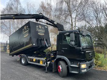 Kamion vetëngarkues, Kamion me vinç MAN TGM 15.250 Hoof lift + Crane: foto 4 Kamion vetëngarkues, Kamion me vinç MAN TGM 15.250 Hoof lift + Crane: foto 4