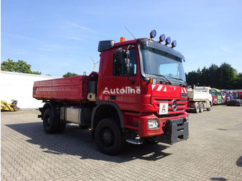 Kamion vetëshkarkues Mercedes-Benz Actros 1832 - 3 way tipper: foto 2