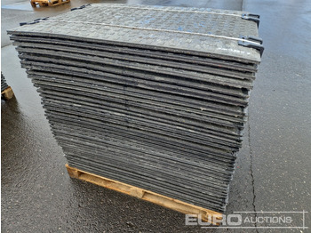 Pajisje ndërtimi Unused Pallet of Plastic Connectable Road Plates, 1200x800x28mm, 22kg per Plate (35 of): foto 4