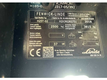 Pirun më gaz Linde H25T-02: foto 4
