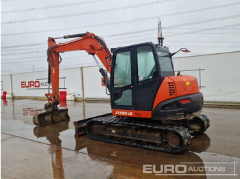 Miniekskavator 2017 Kubota KX080-4A: foto 3