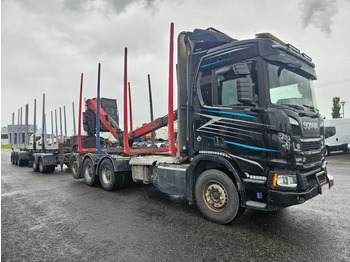 Kamion për transport druri Scania R730 8x4 koko yhdistelmä: foto 3