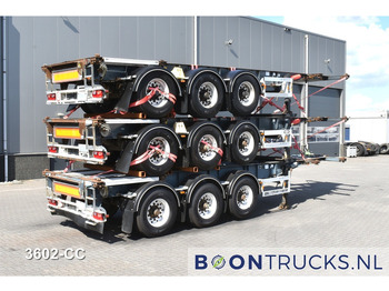 Transportjer kontejnerësh/ Gjysmë rimorkio me karroceri të çmontueshme VAN HOOL 20'/30'