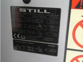 Pirun elektrik Still RX60-25L: foto 5