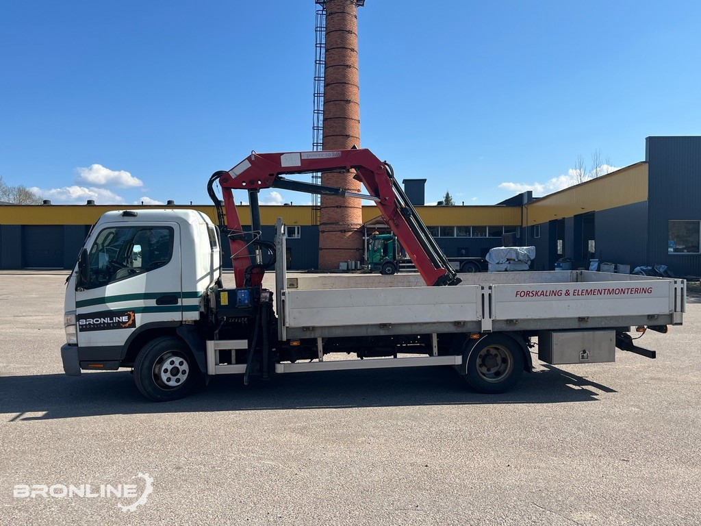 2011 Mitsubishi Fuso Canter + HMF 635K3 - Kamion me karroceri të hapur: foto 3 2011 Mitsubishi Fuso Canter + HMF 635K3 - Kamion me karroceri të hapur: foto 3