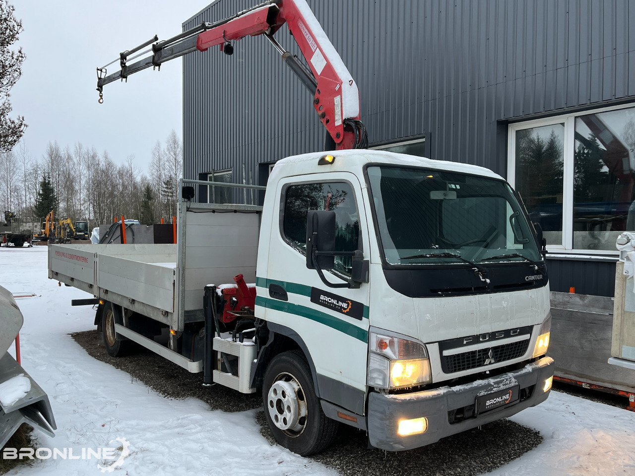 Kamion me karroceri të hapur 2011 Mitsubishi Fuso Canter + HMF 635K3: foto 12