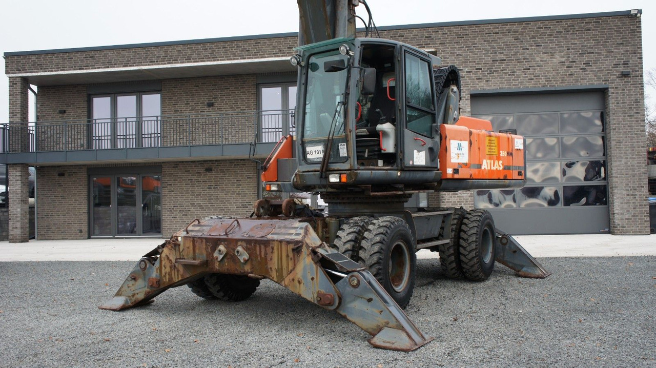 Atlas 350 MH Mobilbagger Umschlagbagger Pratzen - Ekskavator me goma: foto 3 Atlas 350 MH Mobilbagger Umschlagbagger Pratzen - Ekskavator me goma: foto 3