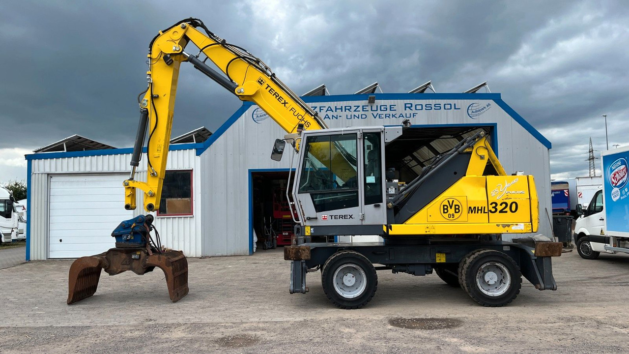 Fuchs TeRex MHL 320 D Umschlagbagger Greifer Pratzen - Ekskavator për mbetje: foto 1 Fuchs TeRex MHL 320 D Umschlagbagger Greifer Pratzen - Ekskavator për mbetje: foto 1