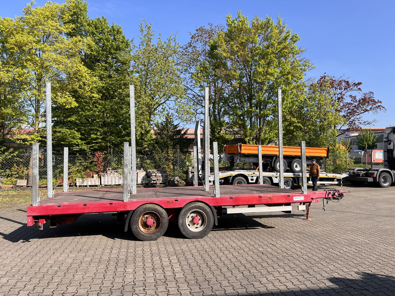 Auwaerter X-LTL110 Tandempritsche, ausziehbar - Rimorkio për transport druri: foto 4 Auwaerter X-LTL110 Tandempritsche, ausziehbar - Rimorkio për transport druri: foto 4