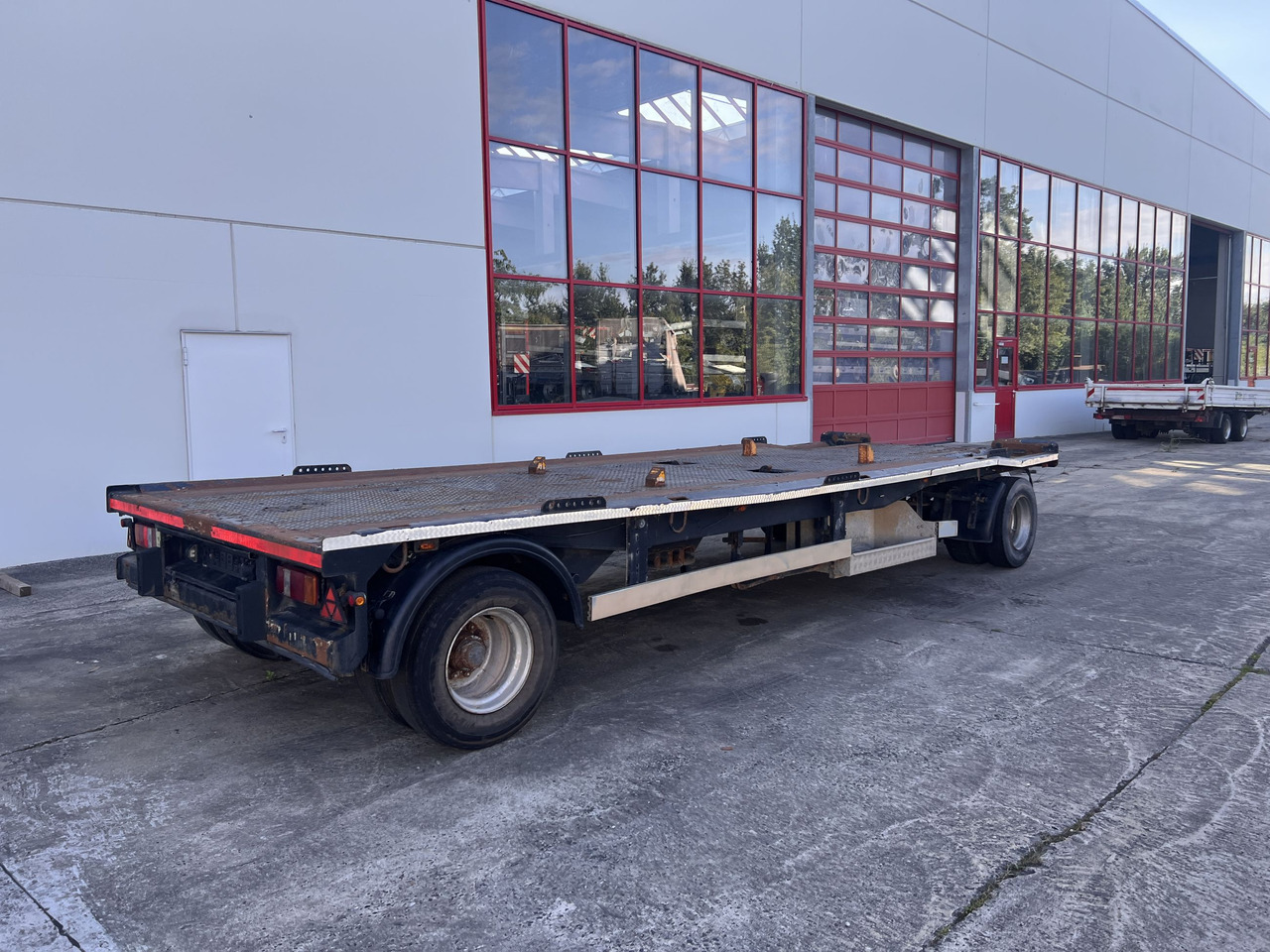 Dinkel DAC 18000 2 Achs Kombi- Anhänger für Abroll- oder Absetzmulden oder Tieflader - Transportjer kontejnerësh/ Rimorkio me karroceri të çmontueshme: foto 5 Dinkel DAC 18000 2 Achs Kombi- Anhänger für Abroll- oder Absetzmulden oder Tieflader - Transportjer kontejnerësh/ Rimorkio me karroceri të çmontueshme: foto 5