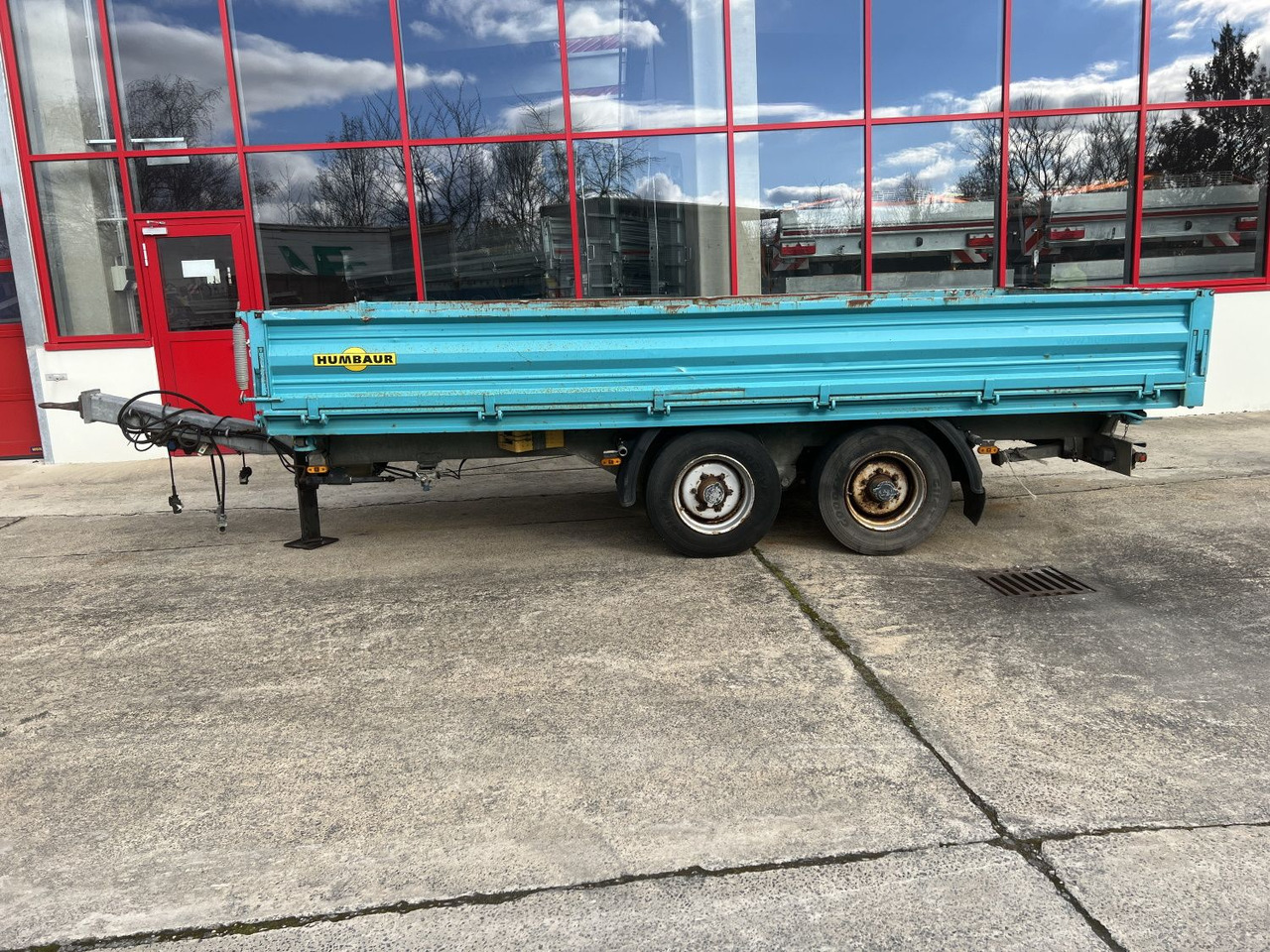 Humbaur HTK 10 50 24 Tandem Kipper- Tieflader - Rimorkio vetëshkarkuese: foto 4 Humbaur HTK 10 50 24 Tandem Kipper- Tieflader - Rimorkio vetëshkarkuese: foto 4