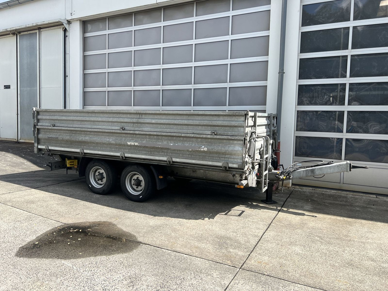 Humbaur Tandemkipper- Tieflader mit Aufsatz, neuwertig - Rimorkio vetëshkarkuese: foto 1 Humbaur Tandemkipper- Tieflader mit Aufsatz, neuwertig - Rimorkio vetëshkarkuese: foto 1
