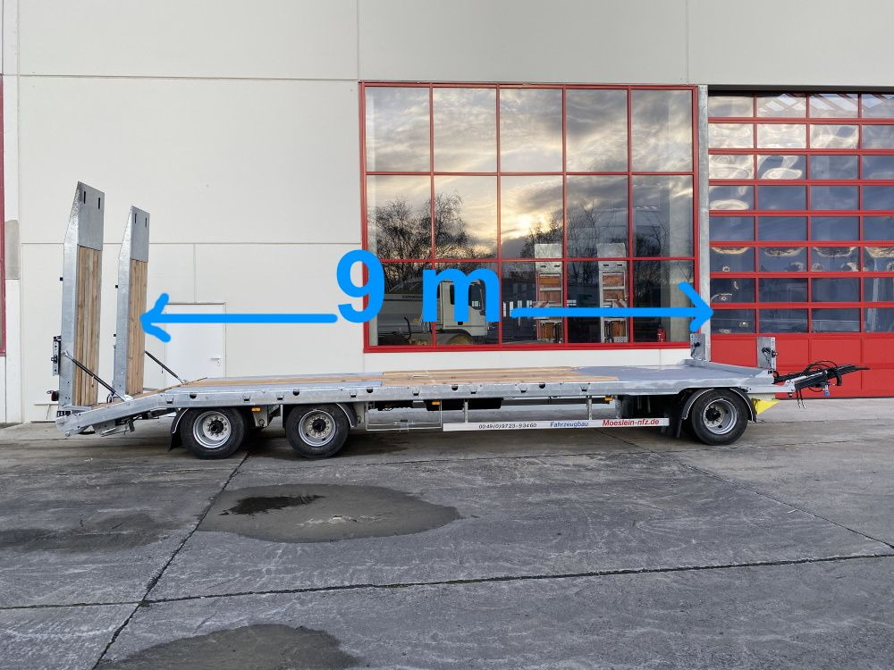 Möslein T 3-9,20 F Blatt 3 Achs Tieflader mit gerader Ladefläche 9 m, Neufahrzeug - Rimorkio me plan ngarkimi të ulët: foto 1 Möslein T 3-9,20 F Blatt 3 Achs Tieflader mit gerader Ladefläche 9 m, Neufahrzeug - Rimorkio me plan ngarkimi të ulët: foto 1