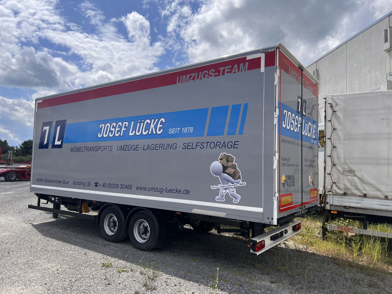 Möslein TKO 105 Schwebheim Tandem- Möbel Koffer- Anhänger - Rimorkio me vagonetë të mbyllur: foto 2 Möslein TKO 105 Schwebheim Tandem- Möbel Koffer- Anhänger - Rimorkio me vagonetë të mbyllur: foto 2