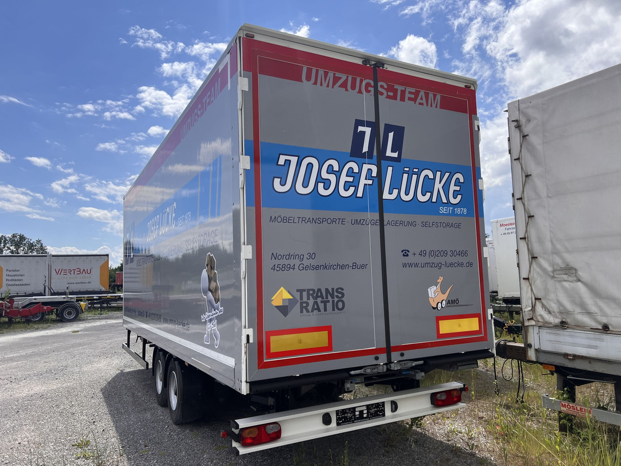 Möslein TKO 105 Schwebheim Tandem- Möbel Koffer- Anhänger - Rimorkio me vagonetë të mbyllur: foto 5 Möslein TKO 105 Schwebheim Tandem- Möbel Koffer- Anhänger - Rimorkio me vagonetë të mbyllur: foto 5